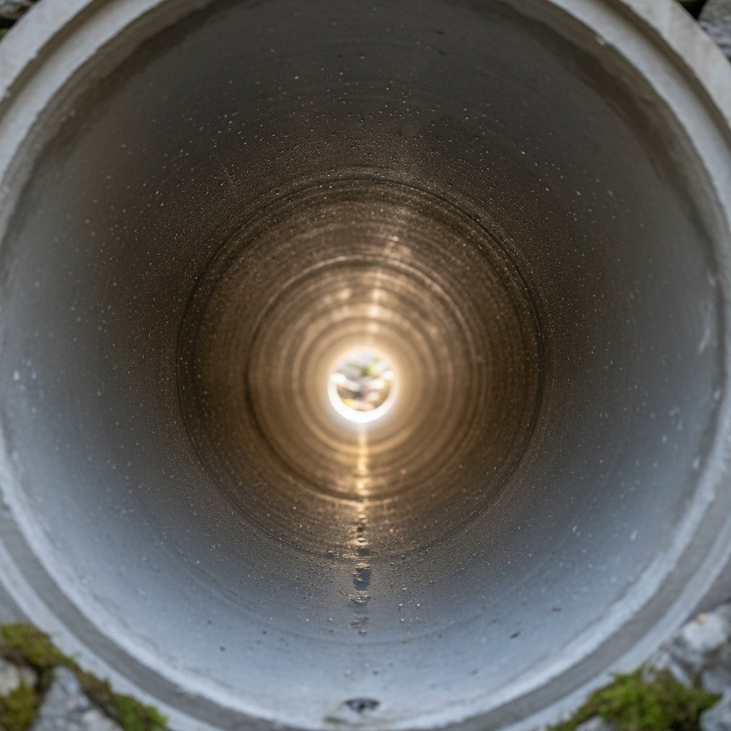 Clean storm drain pipe interior after hydro jetting service in Florida